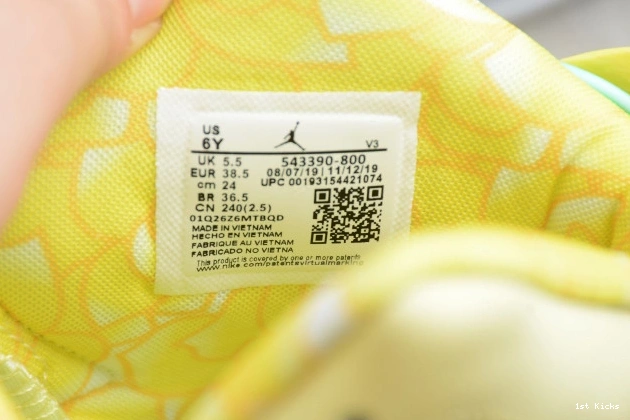 Floral 543390-800 Dynamic Air Retro Yellow 6 (GS) Jordan 0722
